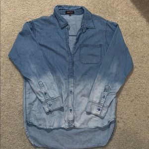 ombré button down shirt